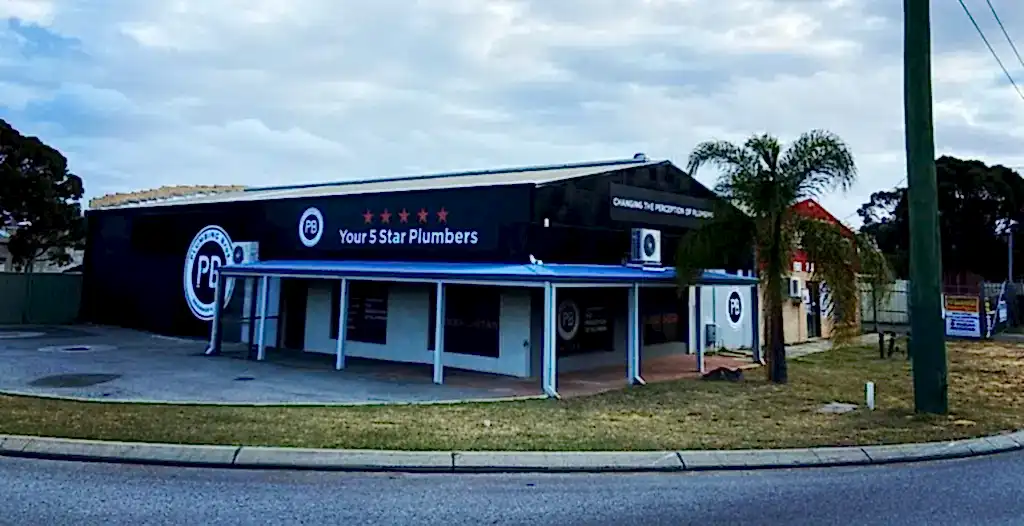 Photo of Plumbing Bros Mandurah warehouse.